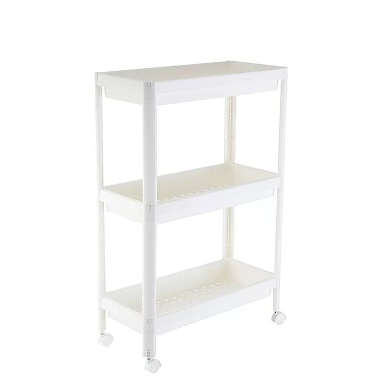 3-tier plastic storage rack
