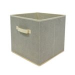 Collapsible Fabric Storage Cube Bin with Handle