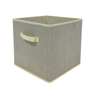 Collapsible Fabric Storage Cube Bin with Handle