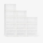 Foldable Plastic Storage Box with Clear Door