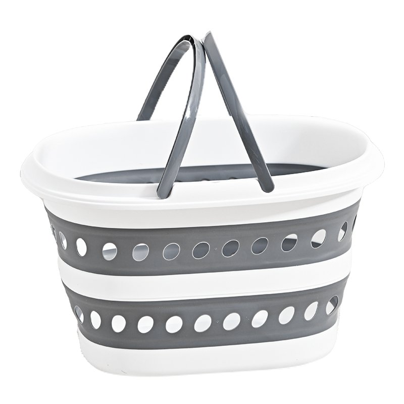 Plastic Storage Basket with Handles